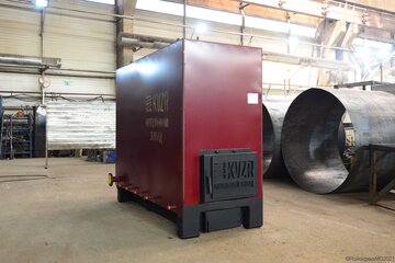 Твердотопливный водогрейный котел КВр